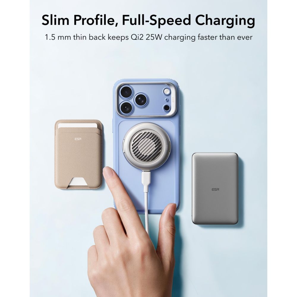 ESR Classic Hybrid Kickstand MagSafe Case for iPhone 18 Pro Max / 17 Pro Max - Light Blue Matte_5