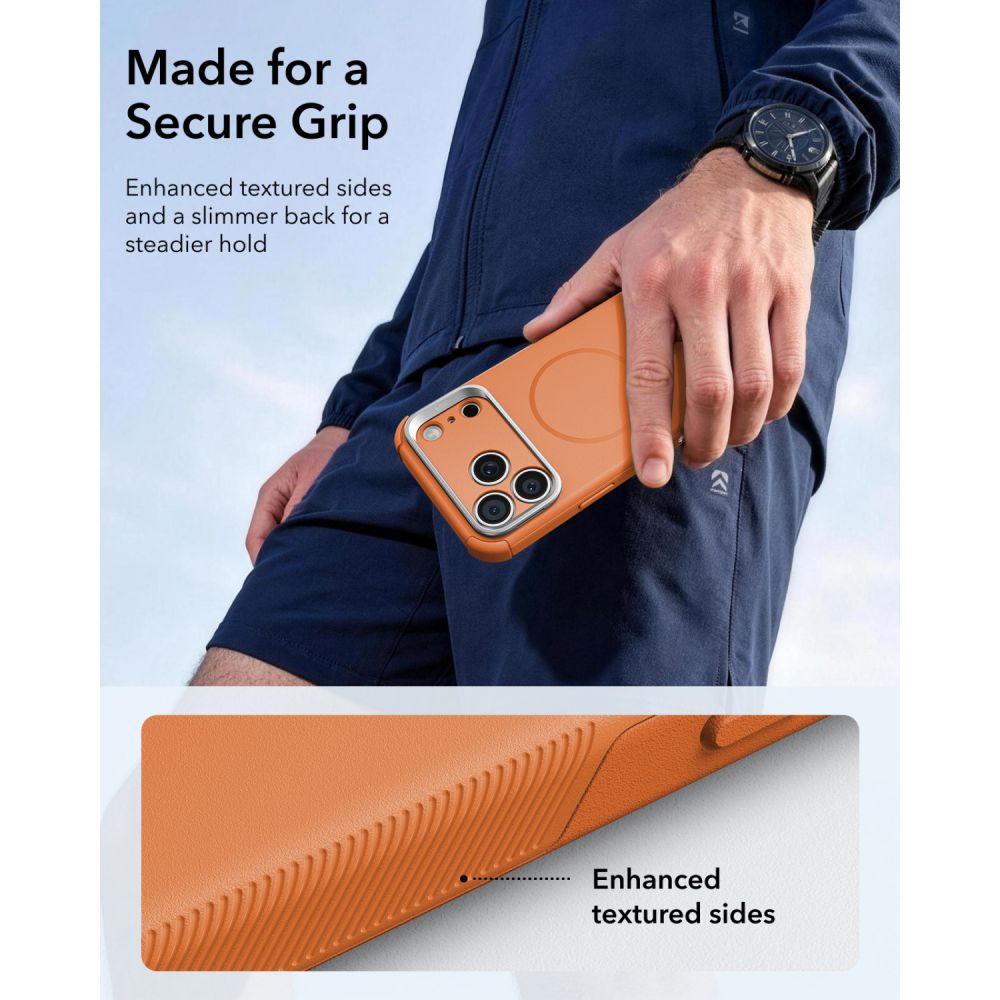 ESR Cyber ​​Tough Kickstand MagSafe Case for iPhone 18 Pro / 17 Pro - Orange_5