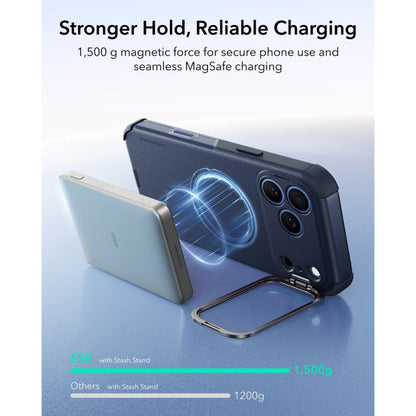 ESR Cyber ​​Tough Kickstand MagSafe Case for iPhone 18 Pro Max / 17 Pro Max - Navy Blue_6
