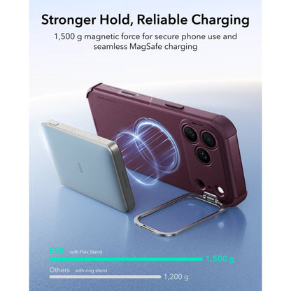 ESR Cyber ​​Tough Kickstand MagSafe case for iPhone 18 Pro Max / 17 Pro Max - dark cherry_6