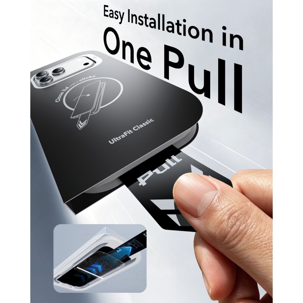 ESR UltraFit Classic 2-Pack Tempered Glass for iPhone 18 Pro / 17 Pro - Black_2