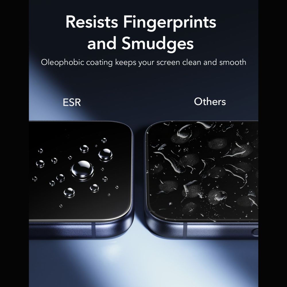 ESR UltraFit Armorite 2-Pack Tempered Glass for iPhone 18 Pro Max / 17 Pro Max - Black_6