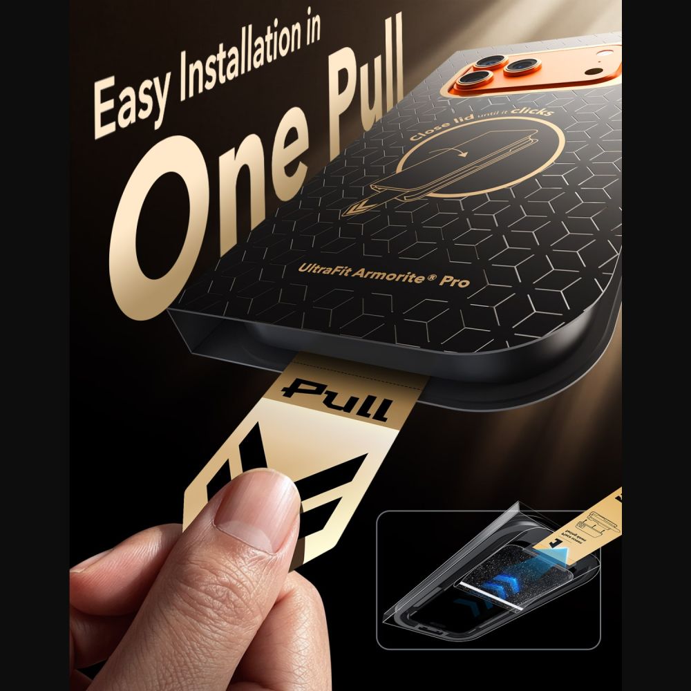 ESR UltraFit Armorite Pro Tempered Glass for iPhone 18 Pro / 17 Pro - Black_4