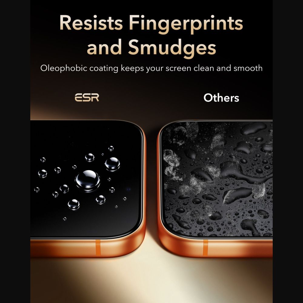 ESR UltraFit Armorite Pro Tempered Glass for iPhone 18 Pro / 17 Pro - Black_6