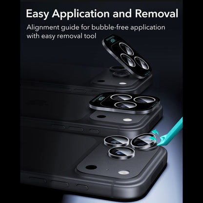 ESR Armorite Camera Protector Tempered Glass for iPhone 18 Pro / 18 Pro Max - Dark Cherry_6