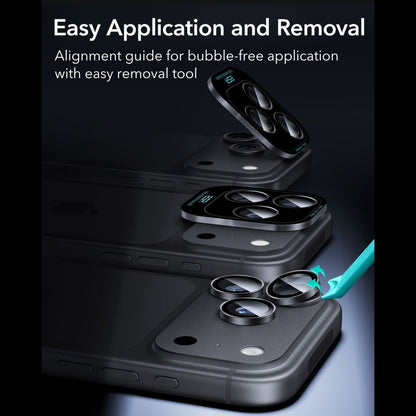 ESR Armorite Camera Protector 2-Pack Tempered Glass for iPhone 18 Pro / 18 Pro Max - Black_6