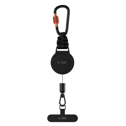 Tech-Protect ATH04 UrbanLoop Lanyard - Black and Orange_1