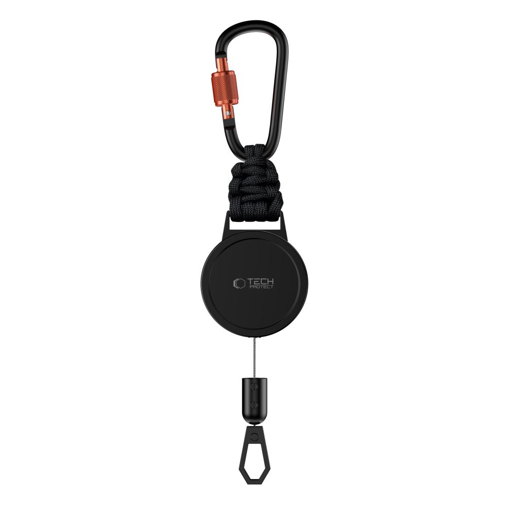 Tech-Protect ATH04 UrbanLoop Lanyard - Black and Orange_2