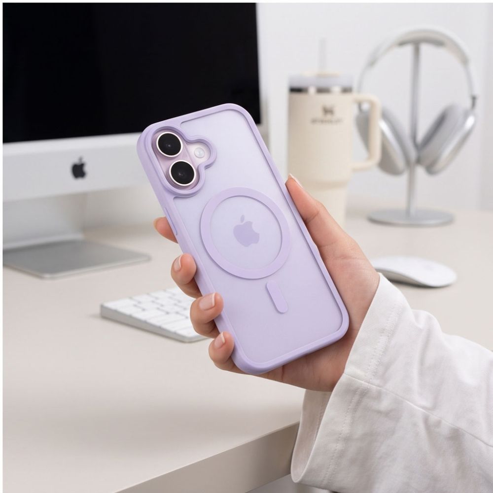 Tech-Protect BasicMag MagSafe iPhone 17 Case - Matte Lilac_7