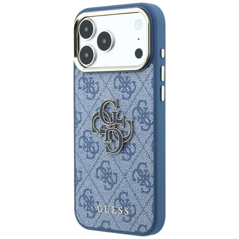 Guess 4G &amp; Big Resin Logo Case for iPhone 17 Pro / 18 Pro - Light Blue_1