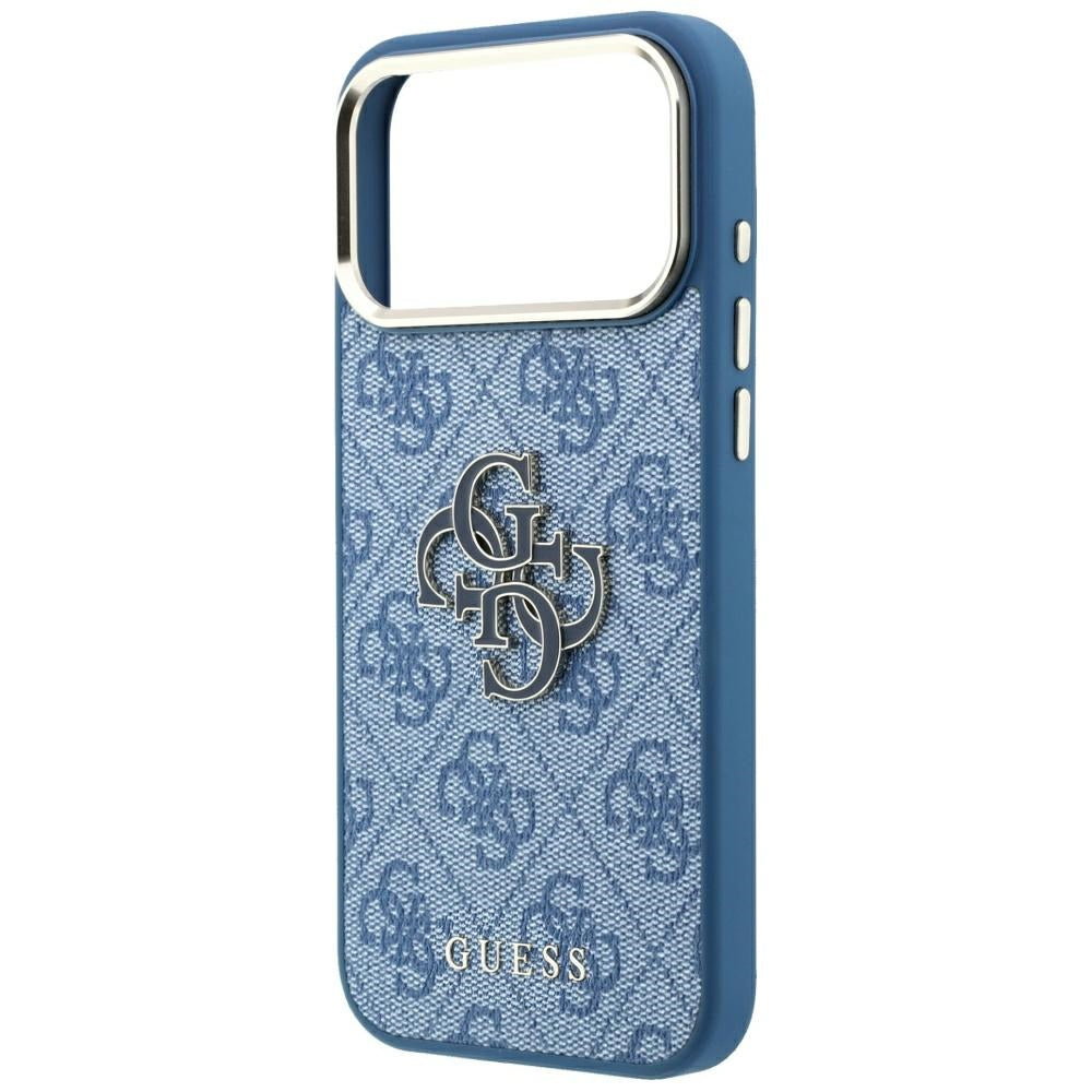 Guess 4G &amp; Big Resin Logo Case for iPhone 17 Pro / 18 Pro - Light Blue_5