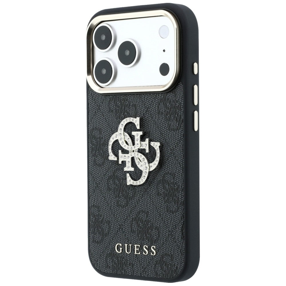 Guess 4G &amp; Big Strass Logo Case for iPhone 17 Pro Max / 18 Pro Max - Black_1