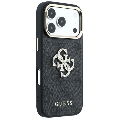 Guess 4G &amp; Big Strass Logo Case for iPhone 17 Pro Max / 18 Pro Max - Black_3