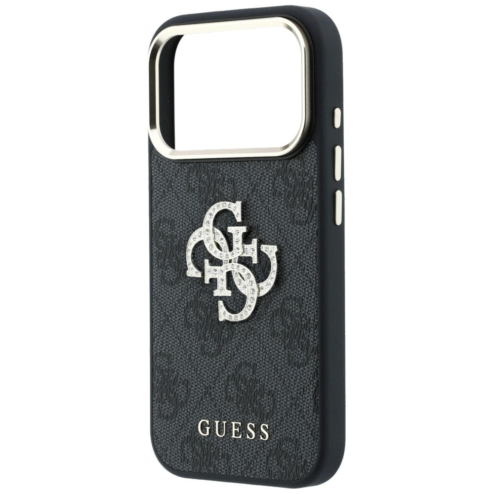 Guess 4G &amp; Big Strass Logo Case for iPhone 17 Pro Max / 18 Pro Max - Black_5