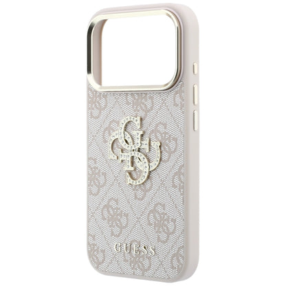 Guess 4G &amp; Big Strass Logo Case for iPhone 17 Pro / 18 Pro - Pink_5