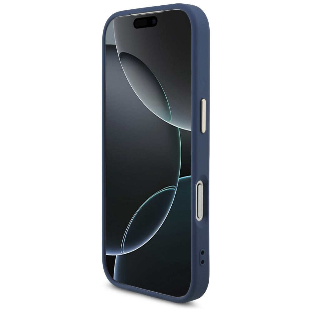 Guess 4G Big 4G Classic Logo Case for iPhone 18 Pro / 17 Pro - Blue and Gold_4