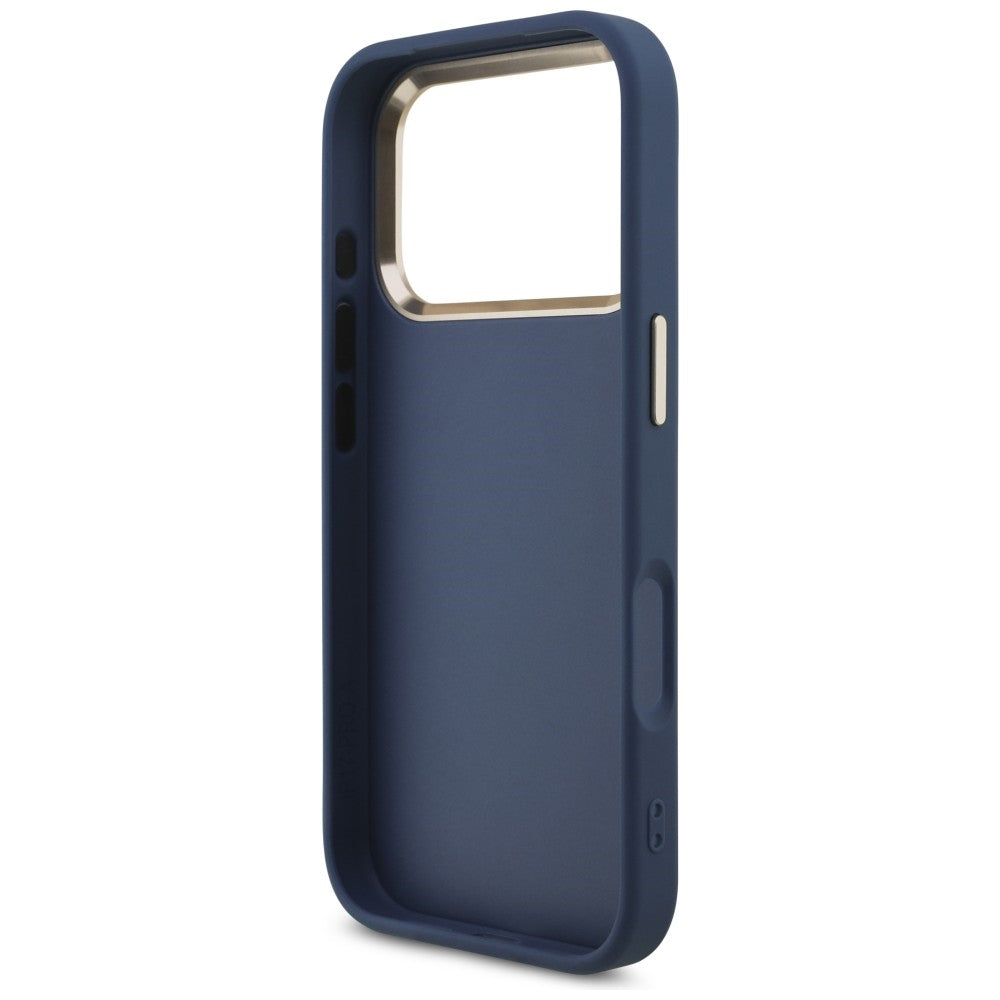 Guess 4G Big 4G Classic Logo Case for iPhone 18 Pro / 17 Pro - Blue and Gold_6