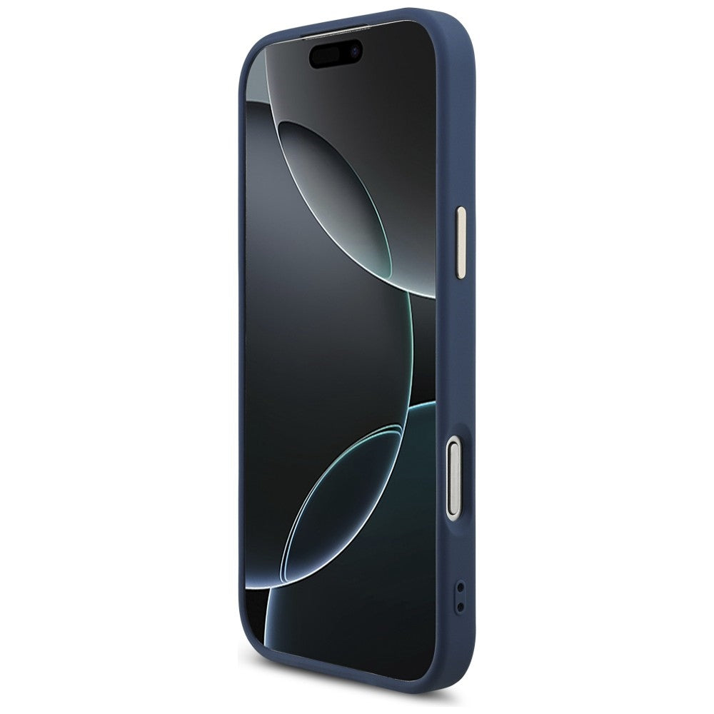 Guess 4G Big 4G Classic Logo Case for iPhone 18 Pro Max / 17 Pro Max - Blue and Gold_4