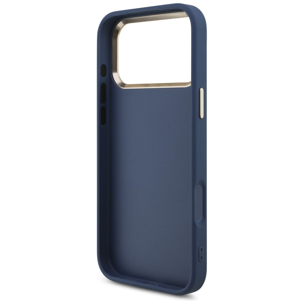 Guess 4G Big 4G Classic Logo Case for iPhone 18 Pro Max / 17 Pro Max - Blue and Gold_6