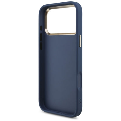 Guess 4G Big 4G Classic Logo Case for iPhone 18 Pro Max / 17 Pro Max - Blue and Gold_6
