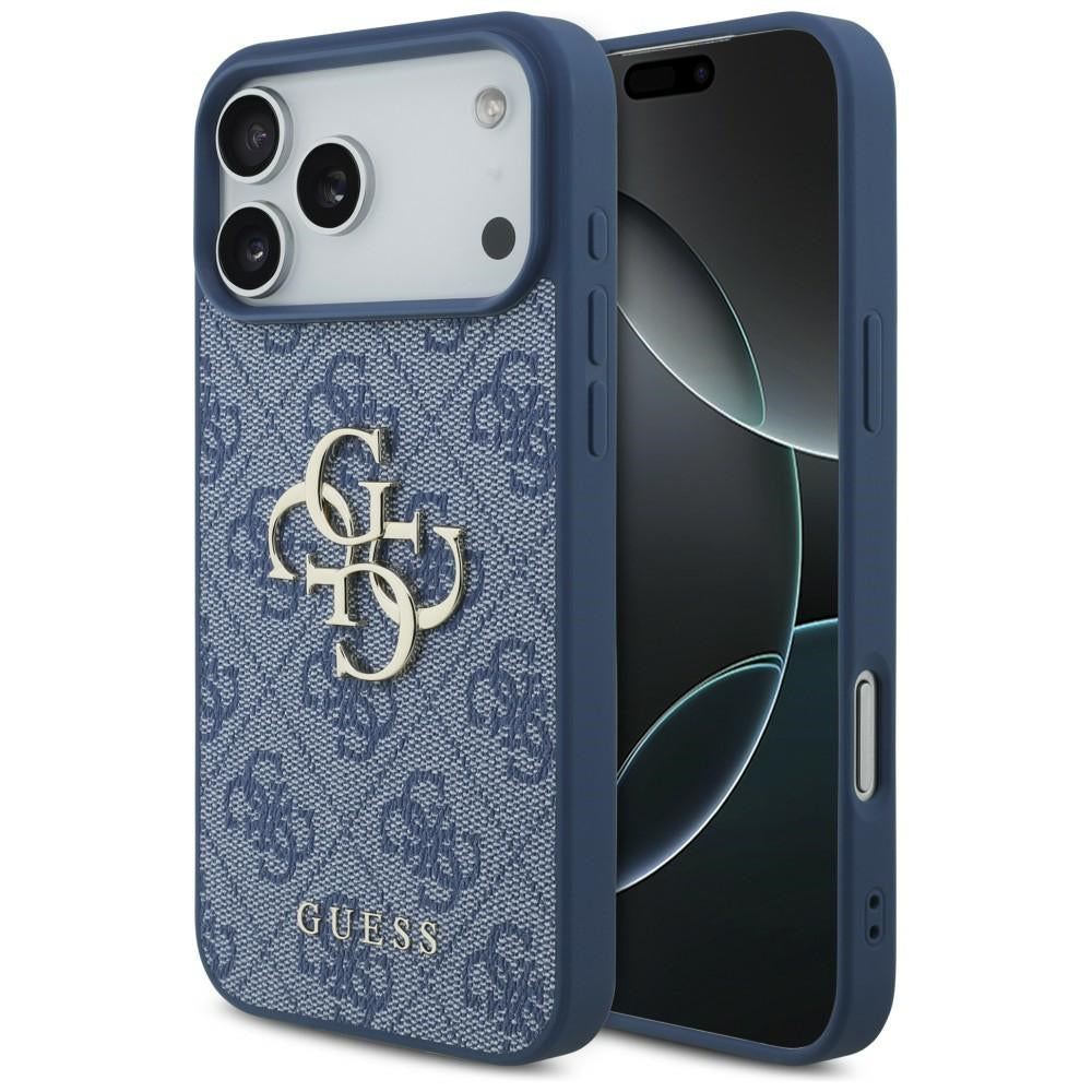 Guess 4G Big Logo Case for iPhone 17 Pro Max / 18 Pro Max - Blue_0