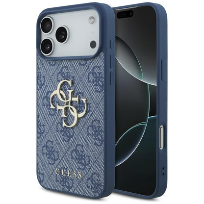 Guess 4G Big Logo Case for iPhone 17 Pro Max / 18 Pro Max - Blue_0