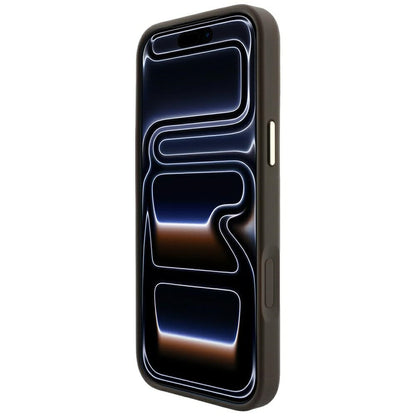 Guess 4G with Stripe Round and Classic Logos MagSafe Case for iPhone 17 Pro / 18 Pro - Brown_4