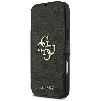 Guess Book 4G Metal Logo Case for iPhone 18 Pro Max / 17 Pro Max - Black_1