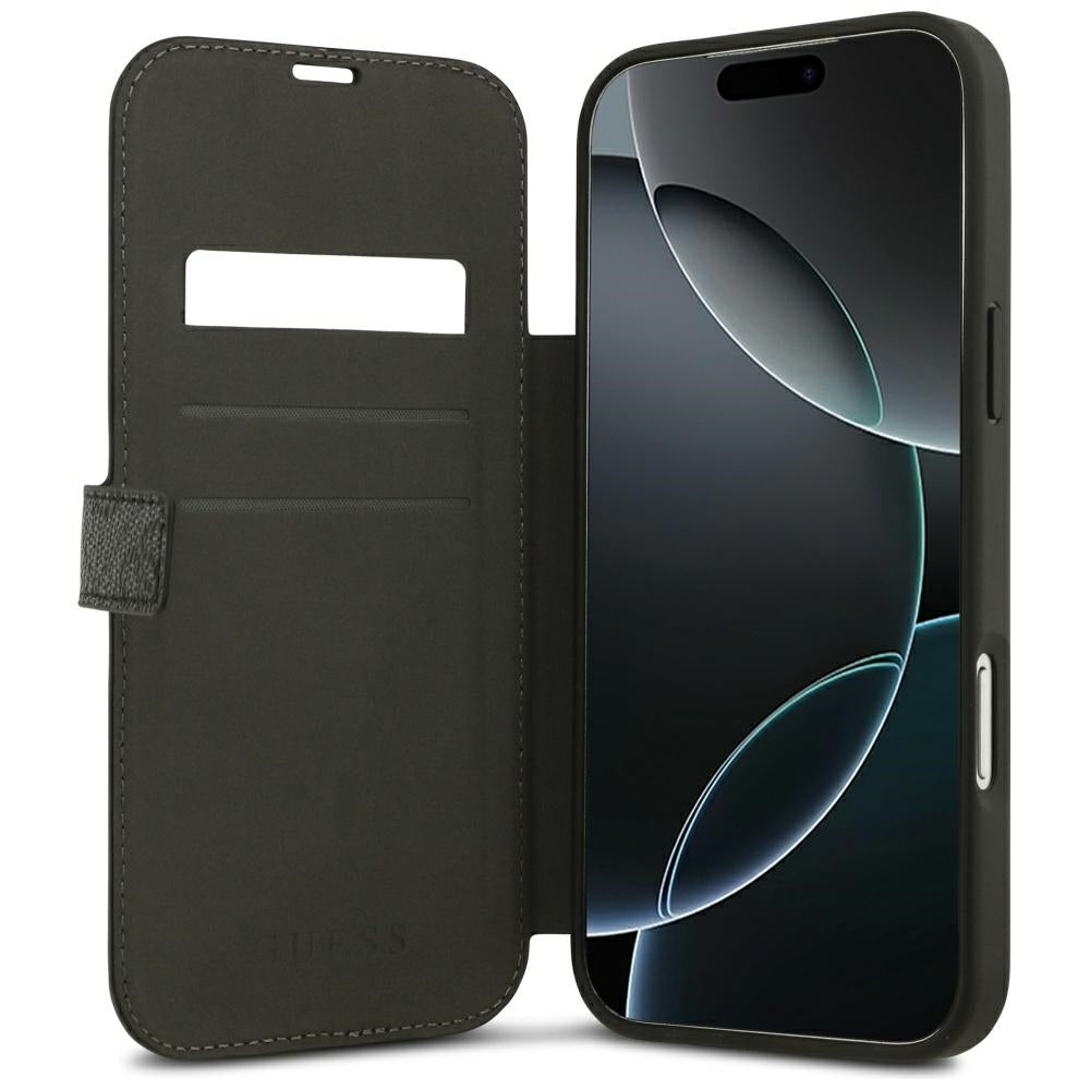 Guess Book 4G Metal Logo Case for iPhone 18 Pro Max / 17 Pro Max - Black_5