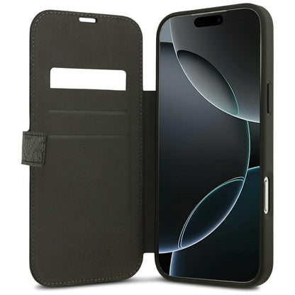 Guess Book 4G Metal Logo Case for iPhone 18 Pro Max / 17 Pro Max - Black_5