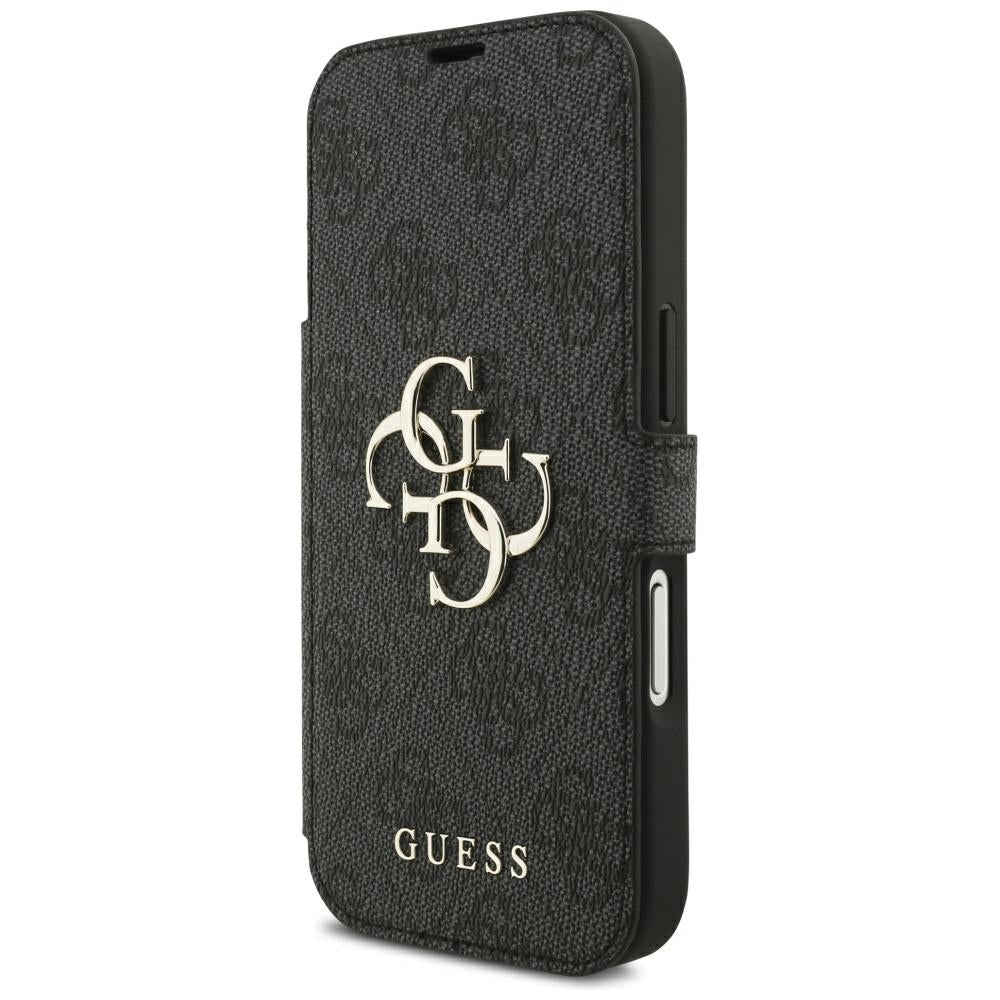 Guess Book 4G Metal Logo Case for iPhone 18 Pro / 17 Pro - Black_1