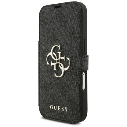 Guess Book 4G Metal Logo Case for iPhone 18 Pro / 17 Pro - Black_1