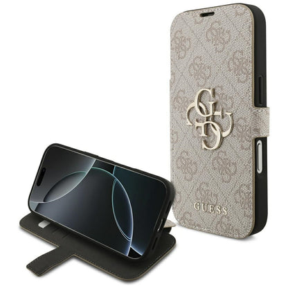 Guess Book 4G Metal Logo Case for iPhone 18 Pro / 17 Pro - Pink_0