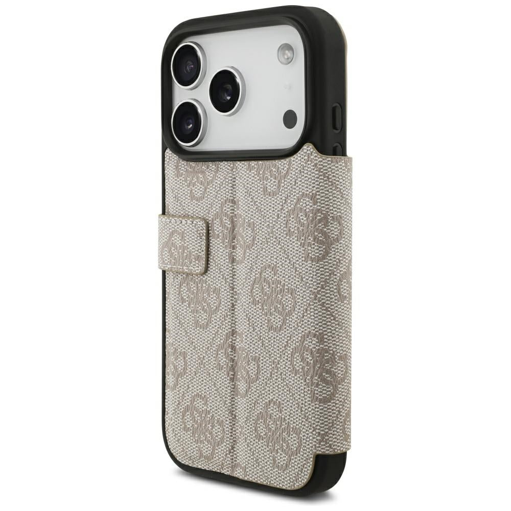 Guess Book 4G Metal Logo Case for iPhone 18 Pro / 17 Pro - Pink_4