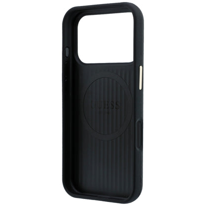 Guess Kevlar Triangle Logo MagSafe Case for iPhone 17 Pro / 18 Pro - Black_6