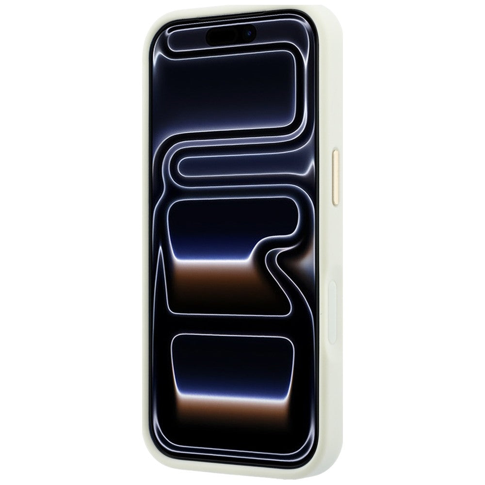 Guess Peony 4G Small Logo MagSafe case for iPhone 17 Pro / 18 Pro - beige_4