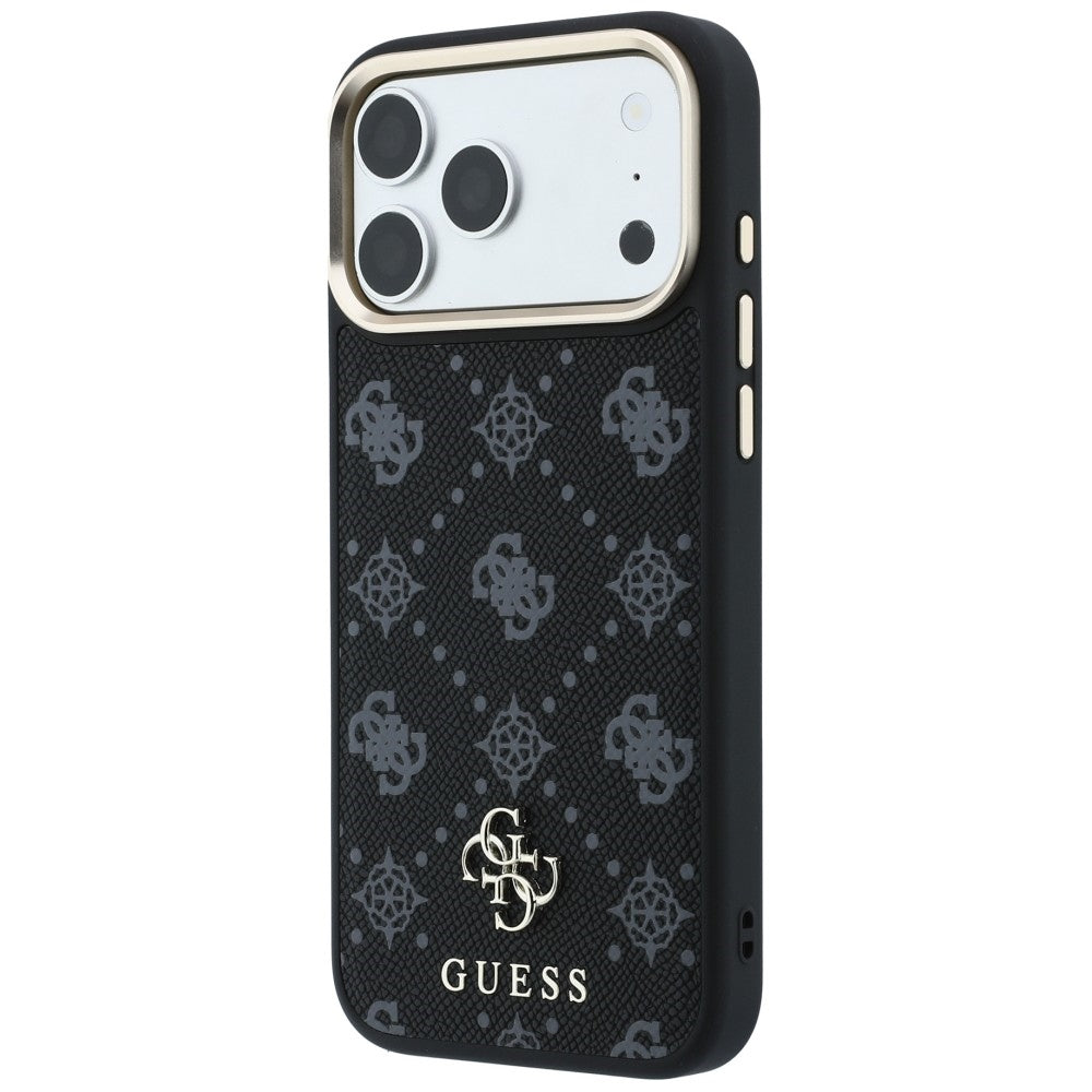Guess Peony 4G Small Logo MagSafe Case for iPhone 17 Pro / 18 Pro - Black_1