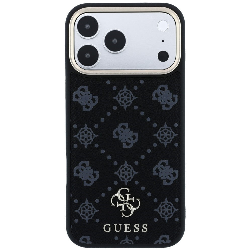 Guess Peony 4G Small Logo MagSafe Case for iPhone 17 Pro / 18 Pro - Black_2