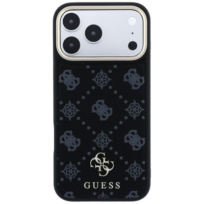 Guess Peony 4G Small Logo MagSafe Case for iPhone 17 Pro / 18 Pro - Black_2