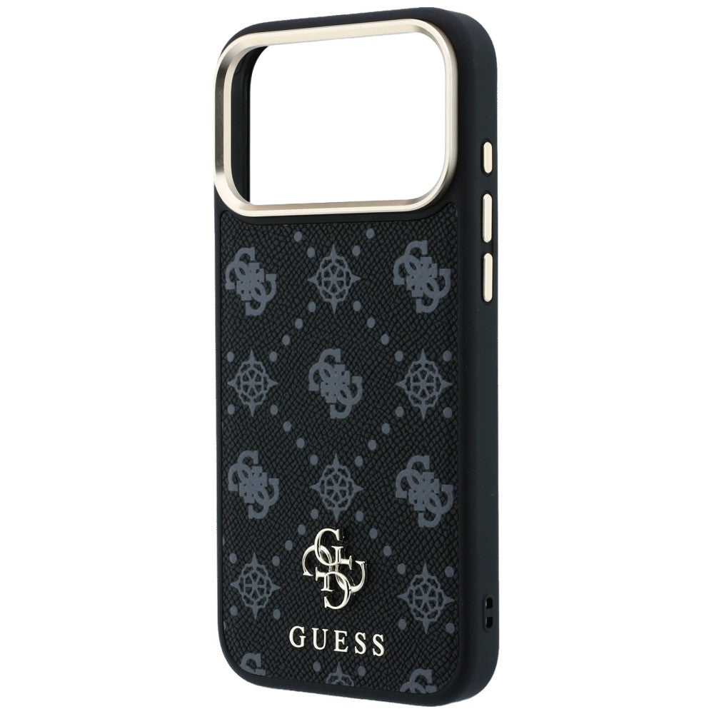 Guess Peony 4G Small Logo MagSafe Case for iPhone 17 Pro / 18 Pro - Black_5