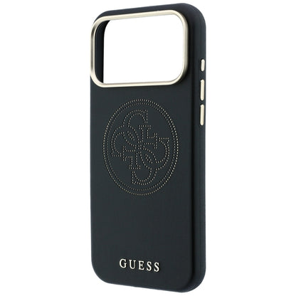 Guess Perforated 4G Gold Logo Magsafe Case for iPhone 17 Pro Max / 18 Pro Max - Black_5