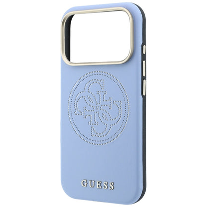 Guess Perforated 4G Gold Logo Magsafe Case for iPhone 18 Pro Max / 17 Pro Max - Light Blue_5