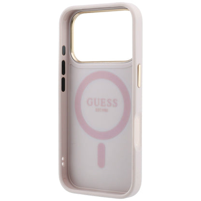 Guess Ring Stand 360 4G Classic Logo MagSafe Case for iPhone 17 Pro Max / 18 Pro Max - Pink_6