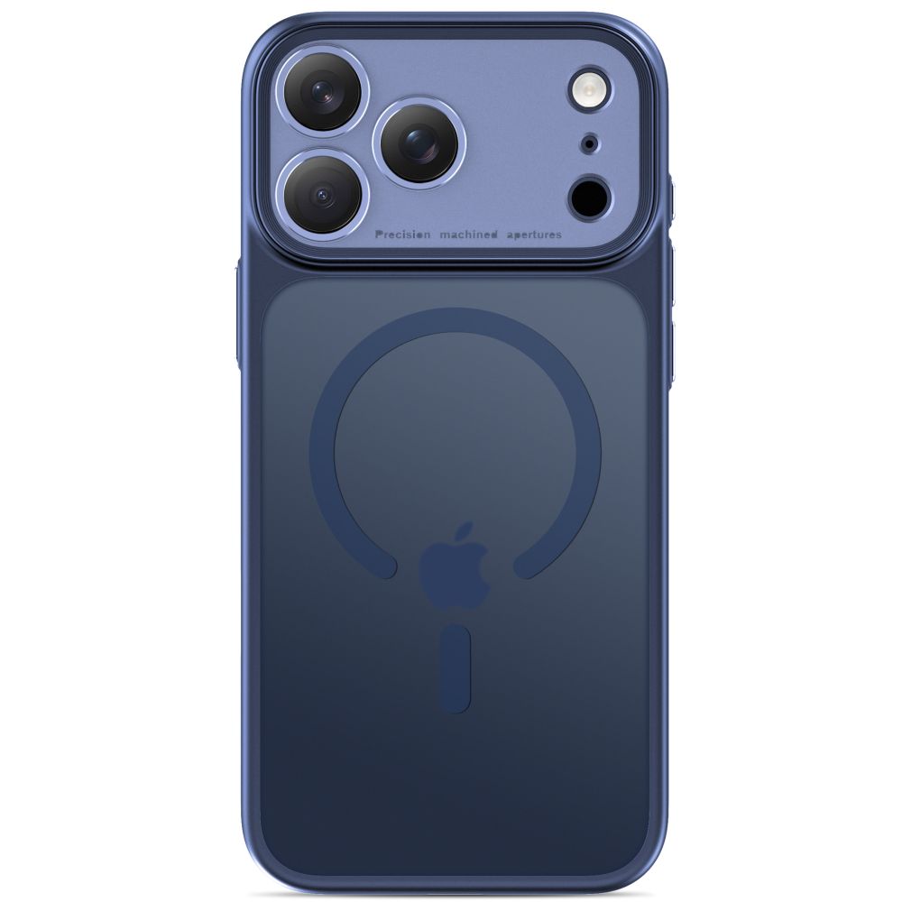 Tech-Protect MagPrime MagSafe CC Case for iPhone 18 Pro / 17 Pro - Matte Navy Blue_2