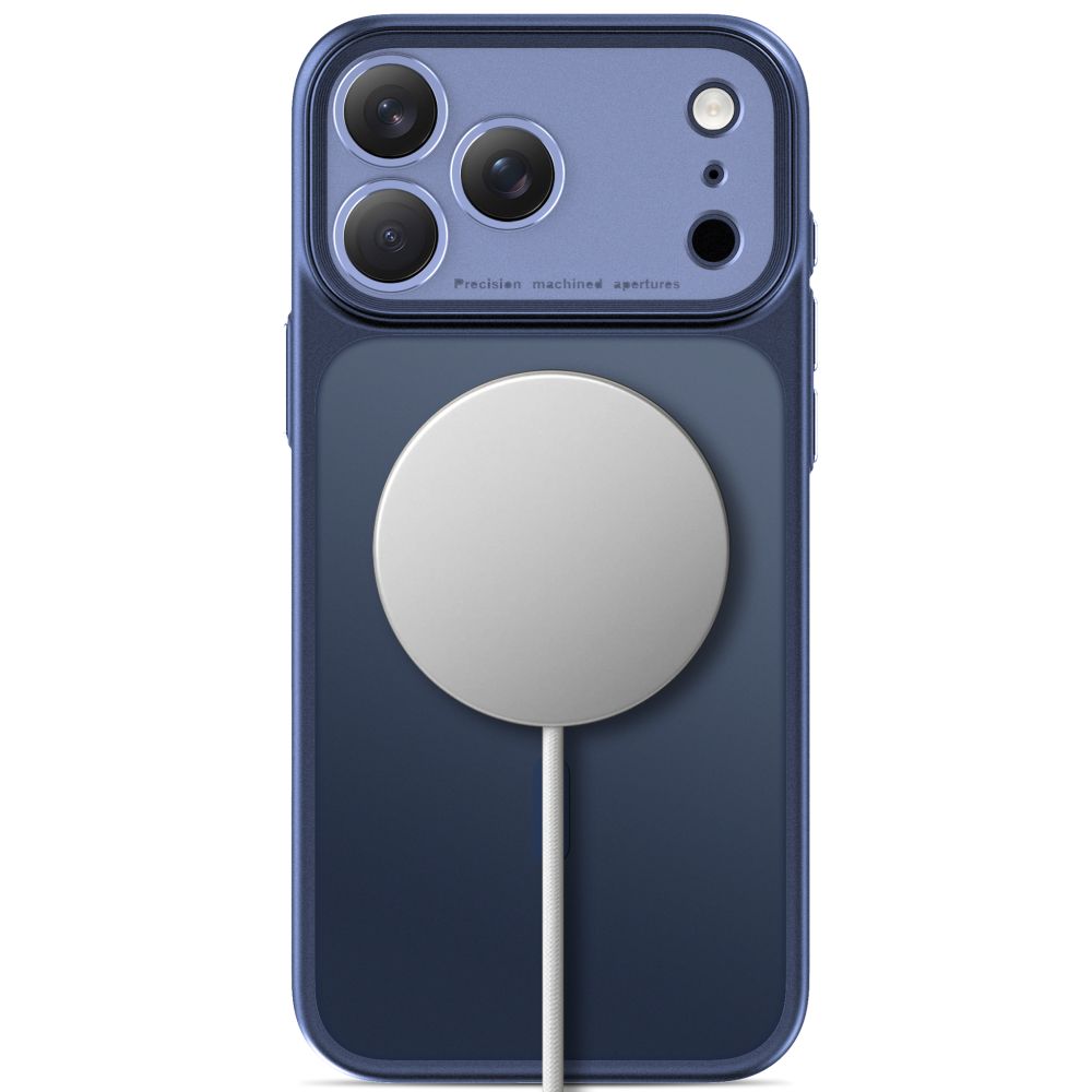 Tech-Protect MagPrime MagSafe CC Case for iPhone 18 Pro / 17 Pro - Matte Navy Blue_3