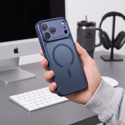 Tech-Protect MagPrime MagSafe CC Case for iPhone 18 Pro / 17 Pro - Matte Navy Blue_6