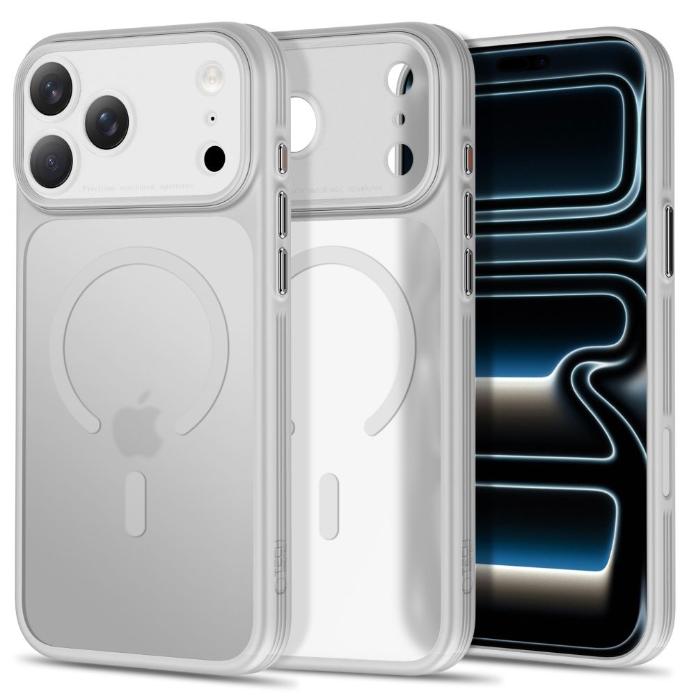 Tech-Protect MagPrime MagSafe CC Case for iPhone 18 Pro / 17 Pro - Matte Gray_0