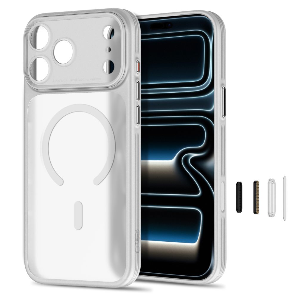 Tech-Protect MagPrime MagSafe CC Case for iPhone 18 Pro / 17 Pro - Matte Gray_1