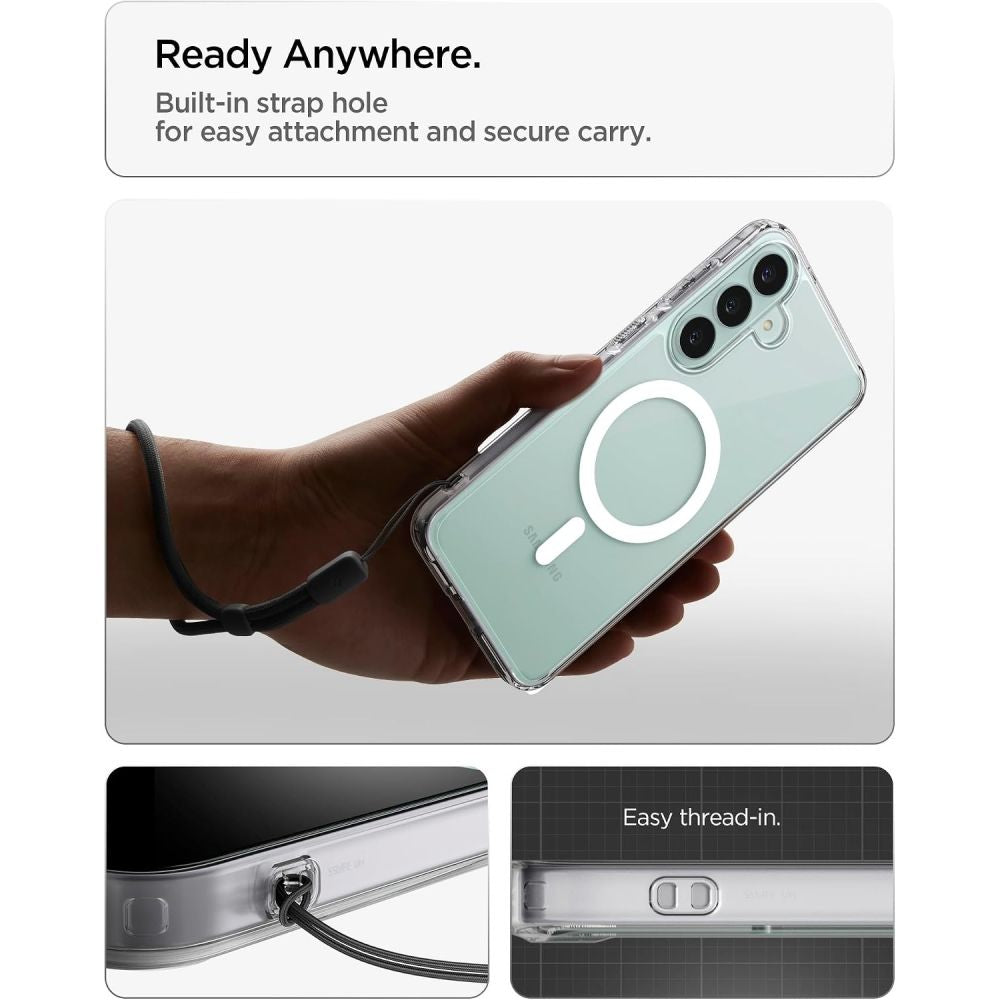 Spigen Ultra Hybrid Mag MagSafe Case for Samsung Galaxy S26 FE - White_11