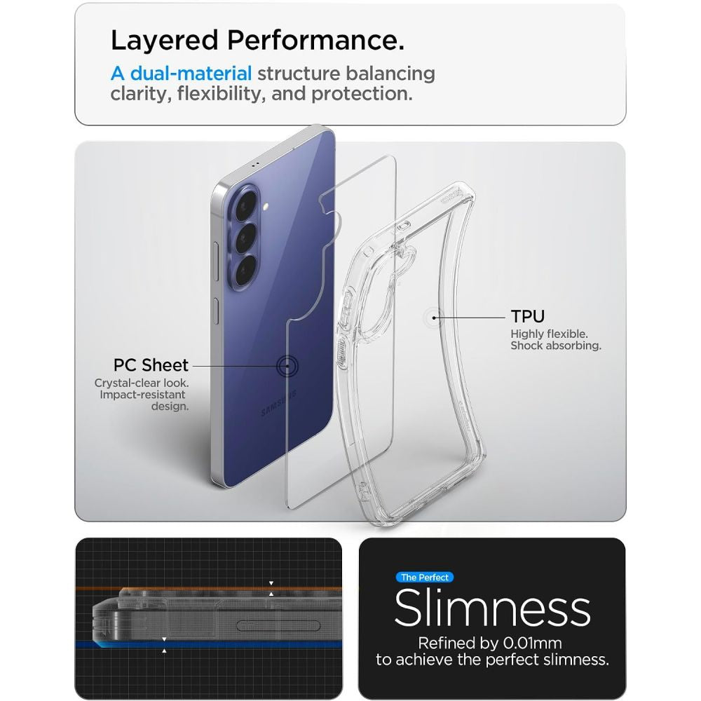 Hard Case Spigen Ultra Hybrid / Crystal Clear / ACS11638_10